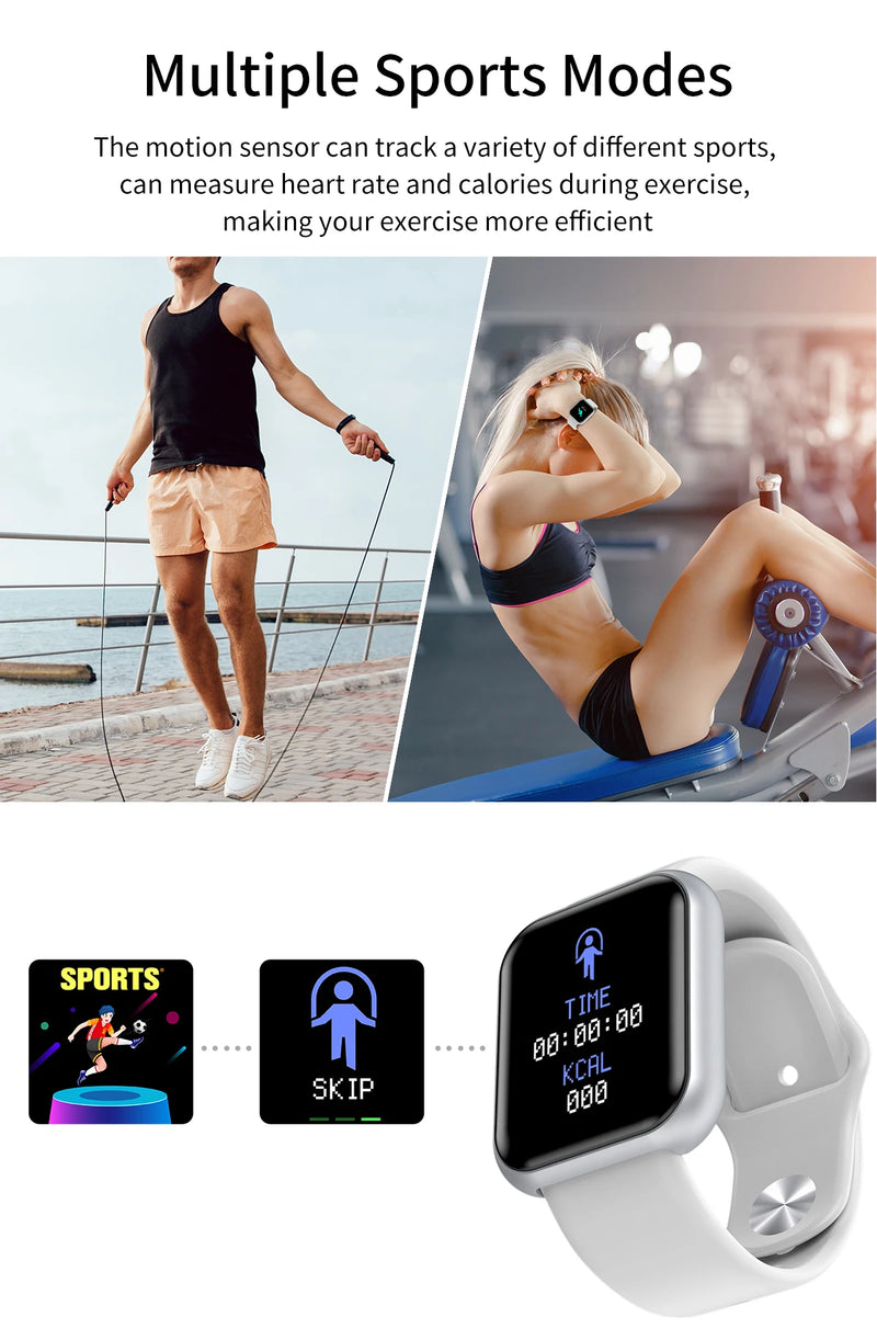 D20 smart watch for men and women, Y68 smart watch, tracker 