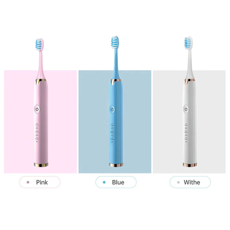 Tongwode Oral Cleaning Electric Tooth Brushes Long Lasting Smart Wireless Rechargeable Automatic Ultrasonic Electric Toothbrush