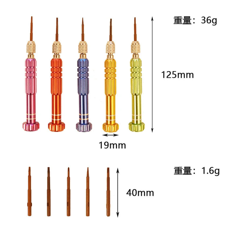 5 in 1 Multi Screwdriver Repair Kit Screwdriver Sets Phone Opening Tools Phone Repair Tools for Iphone Huawei Xiaomi Hand Tools