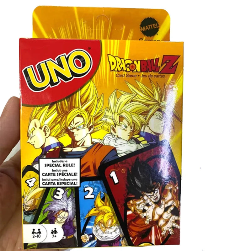 UNO NO MERCY Matching Card Game Dragon Ball Z Multiplayer Family Party Boardgame Funny Friends Entertainment Poker