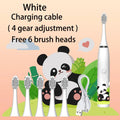 Children Sonic Electric Toothbrush Cartoon Kids With Replace The Toothbrush Head Ultrasonic Electric Toothbrush Sonic Brush Head