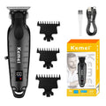 Kemei KM-2293 Salon Level Powder Metallurgical Blade Electric Scissors Hair Clipper 1200 mAh Lithium Battery Hair Trimmers