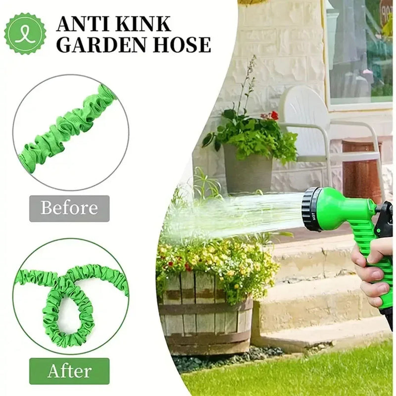 High pressure extensible magic hose for washing cars, 7 functions 