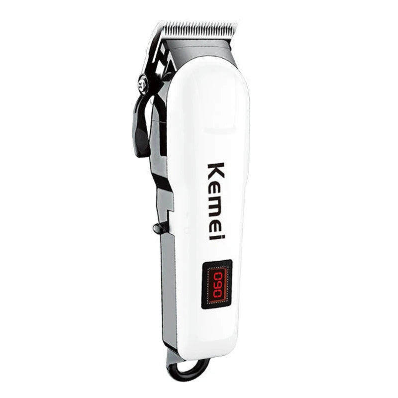 Kemei Professional hair clipper cordless hair trimmer beard for men electric hair cutting kit rechargeable haircut machine