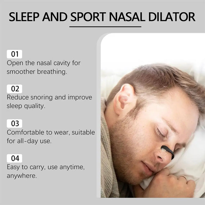 Nasal Breathing Dilators Improve Sleeping Respiratory Reduce Snoring Starter Kits Magnetic Nose Strips Increase Sport Air