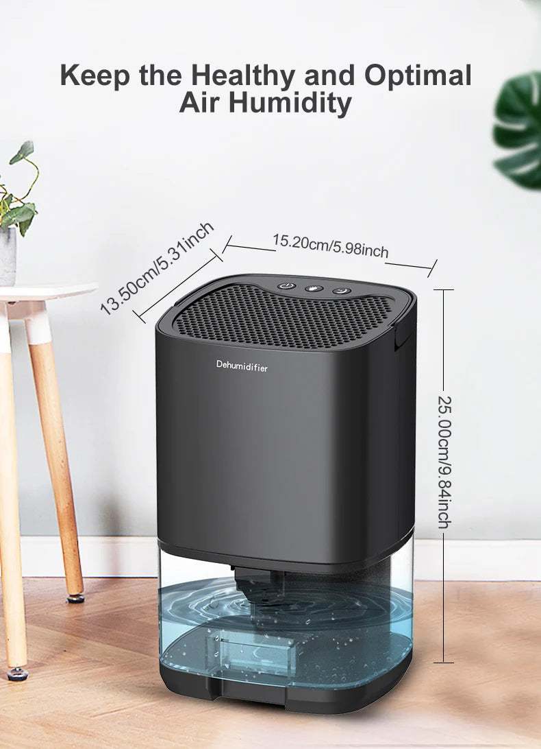 Air Dehumidifier Portable Mute Moisture Absorbers Machine Air Dryer For Home Bedroom Office Kitchen Deodorizer Dryer EU/US plug