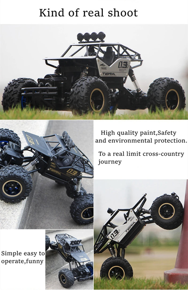 Coche todoterreno 4WD RC, coches de Control remoto 4x4, Radio, Buggy, camión de