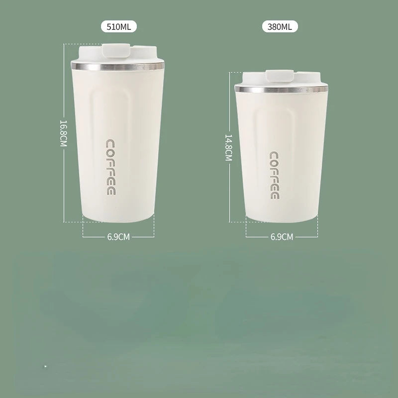 500ml stainless steel coffee cup, thermal thermos for traveling to the kitchen 