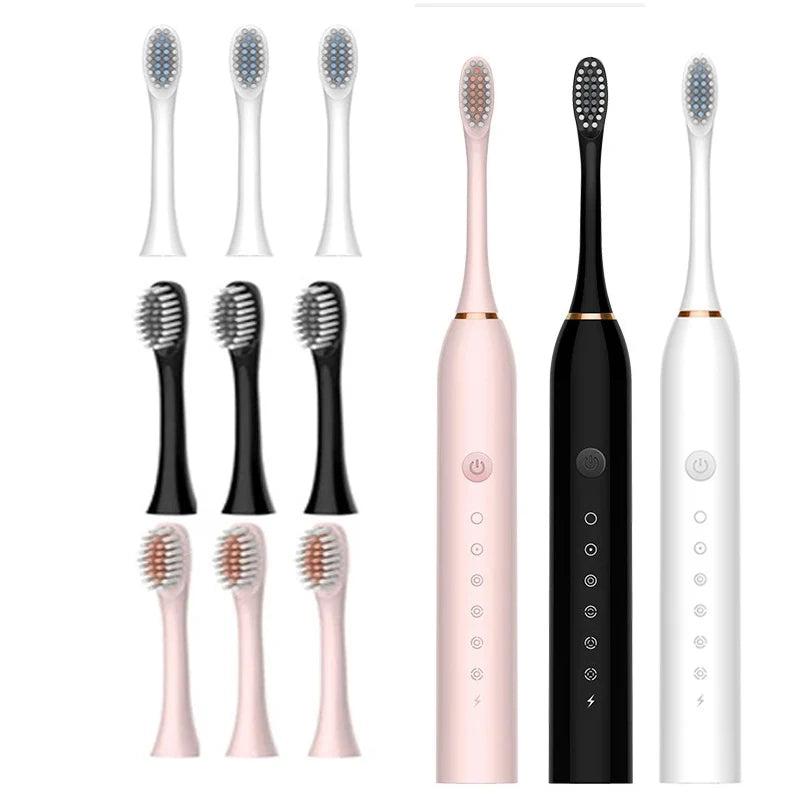 Sonic Electric Toothbrush IPX7 Waterproof Oral Care Whitening Tooth Brush Rechargeable Automatic Adult Powerful Smart Toothbrush