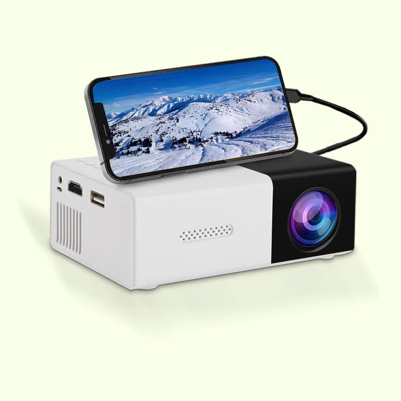 Ultra high definition 4K projector, home TV, bedroom, living room, wall projection, home cinema, mobile phone screen projection