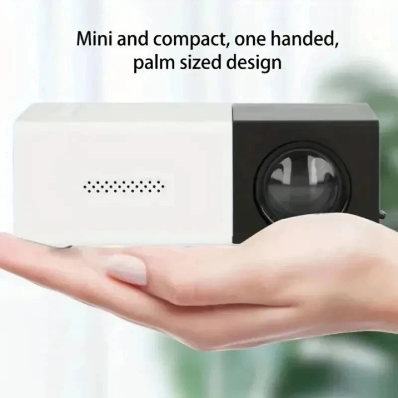 Mini Portable YG300 LED Outdoor Mini HD 1080P Mobile Projector Children's Projector Ultra-clear Mini Portable Projector