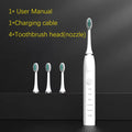 Ilike Sonic Electric Toothbrush for Men and Women Adult Household Non Rechargeable Soft Hair IPX7 Waterproof