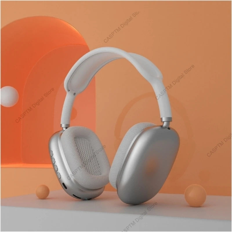 NEW P9 Wireless Bluetooth Headphone Noise Cancelling Earphones Mic Sports Gaming TF Card Slot Headset For Apple Over Ear Headset