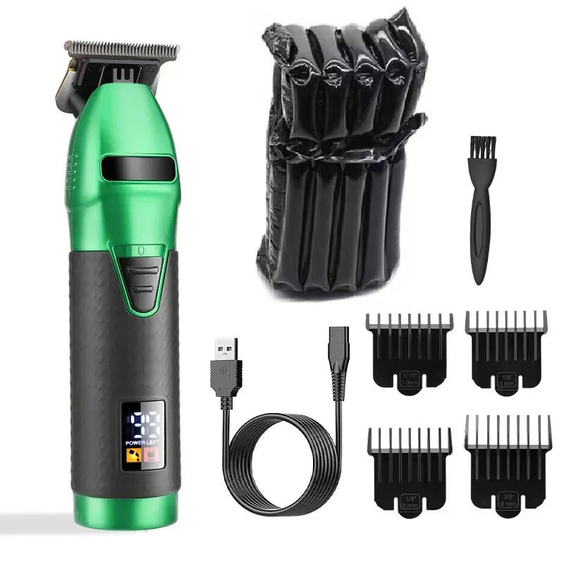 Zero Professional Hair Trimmer For Men Beard & Hair Clipper Electric Pro Barber Cordless HairCut Machine Rechargeable