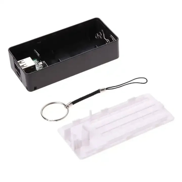 DIY Power Bank Box 5V 1A Portable 18650x2 USB Battery Charger Case Mini Kit Storage For Mobile Phone MP3 Electronic Charging