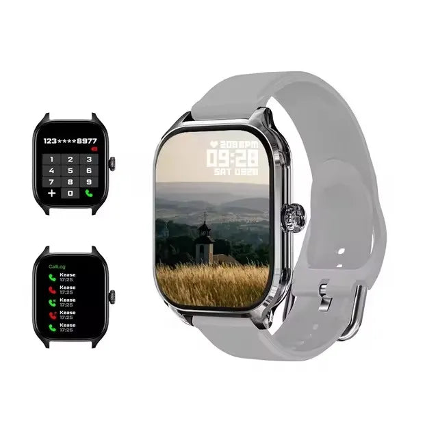 Smartwatch Dial to Answer Calls Calorie Tracking Heart Rate Blood Oxygen Monitoring Bluetooth Smart Watch