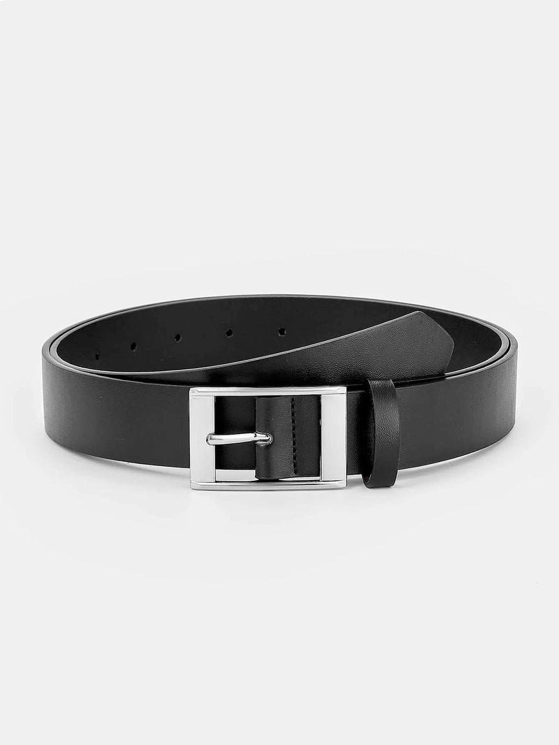 Men's Pin Buckle Faux Leather Belt Fashion Casual Business Belt