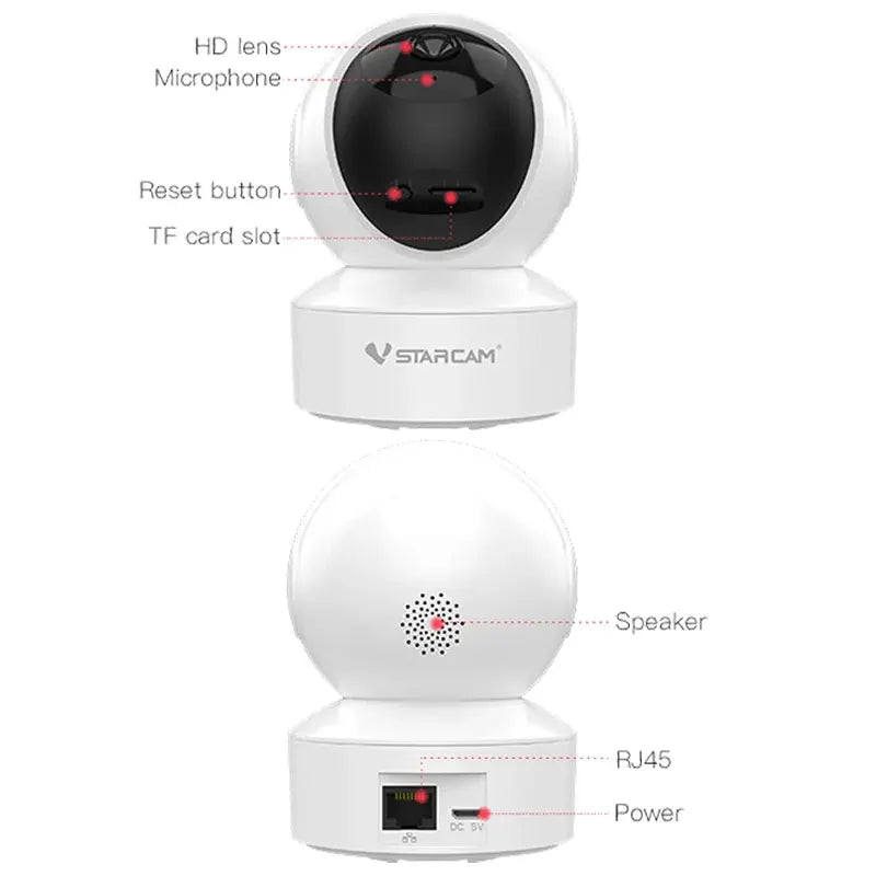 Vstarcam CS49Q 4MP HD Indoor Camera 5G Wireless Security PTZ Mini Cam 2Way Audio Infrared Vision Human Detection CCTV IP Camera