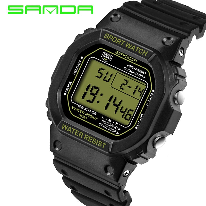 Fashino Sanda-Digital watch for men, resistant bracelet men's accessory 