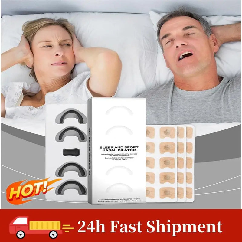 Nasal Breathing Dilators Improve Sleeping Respiratory Reduce Snoring Starter Kits Magnetic Nose Strips Increase Sport Air