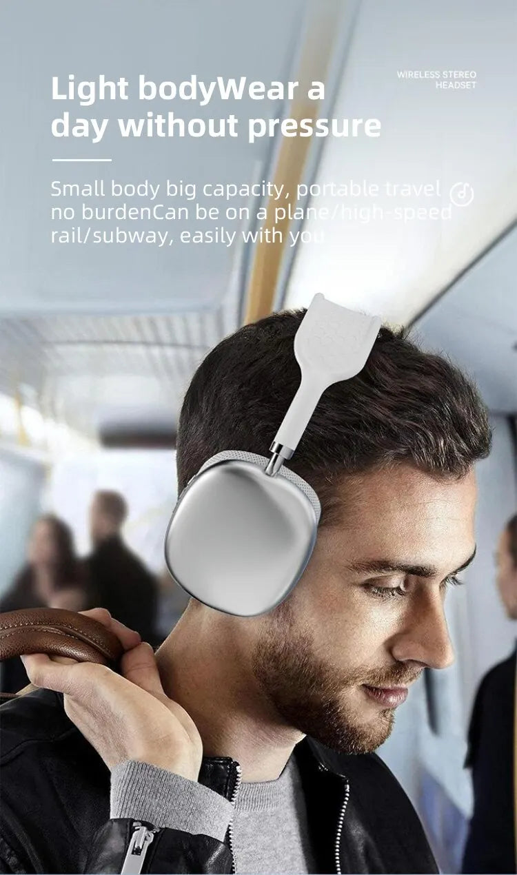 P9 Promax With Case Wireless Bluetooth Headphones Noise Cancelling Headsets Stereo Sound Earphones Gaming Headphones Supports TF