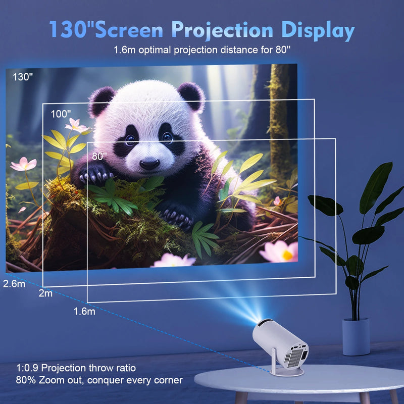 Magcubic Projector 4K Android 11 HY300 Pro Wifi6 260ANSI Allwinner H713 BT5.0 1080P 1280*720P Cinema Outdoor Portable Projectors