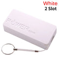 DIY Power Bank Box 5V 1A Portable 18650x2 USB Battery Charger Case Mini Kit Storage For Mobile Phone MP3 Electronic Charging