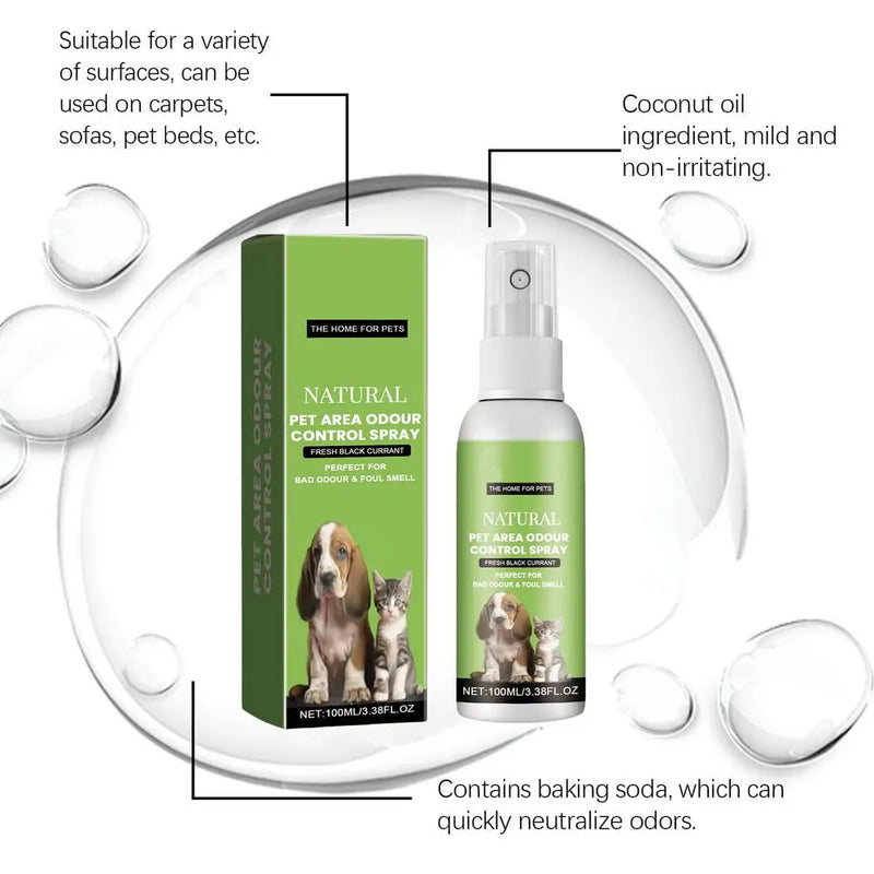 Cats And Dogs Deodorizing Spray 100ml Urine Odor Removal Air Freshening Spray Strong Odor Neutralizer Dog Spray For Nest Carpet