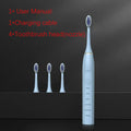 Ilike Sonic Electric Toothbrush for Men and Women Adult Household Non Rechargeable Soft Hair IPX7 Waterproof