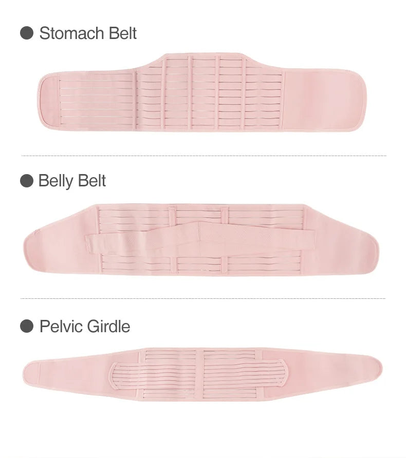 3in1 Corset Postpartum Belly Band Pregnant Women Tummy Belly Pelvis Belt Wrap Waist Trainer Recovery Bandage Strap Body Shaper