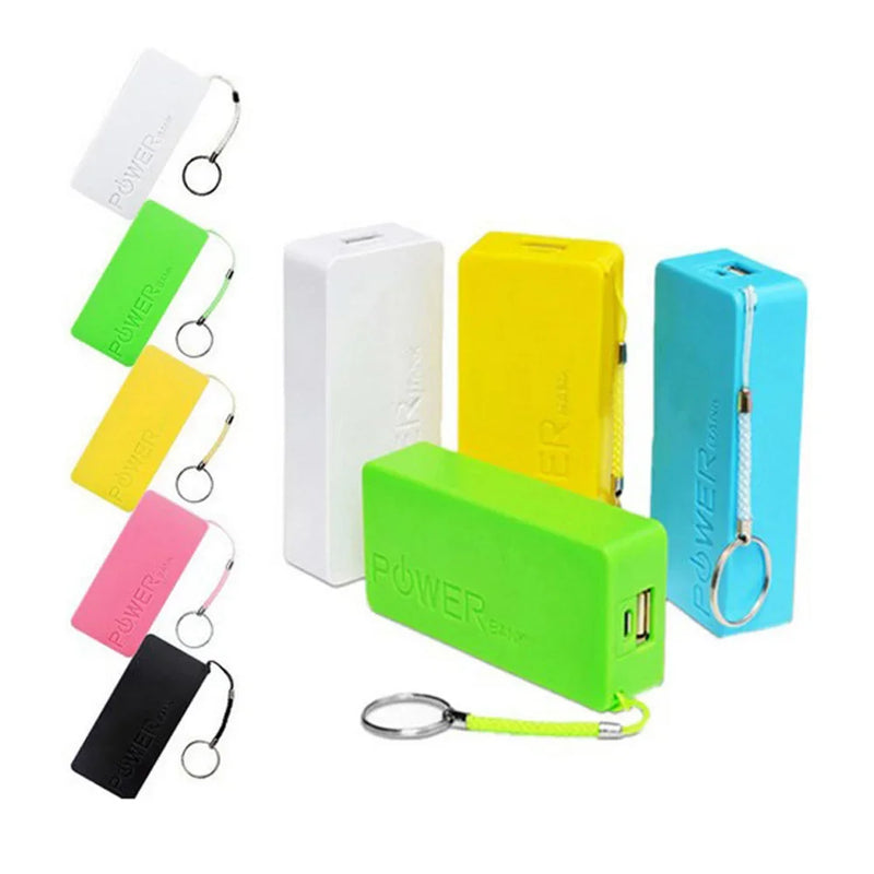 DIY Power Bank Box 5V 1A Portable 18650x2 USB Battery Charger Case Mini Kit Storage For Mobile Phone MP3 Electronic Charging