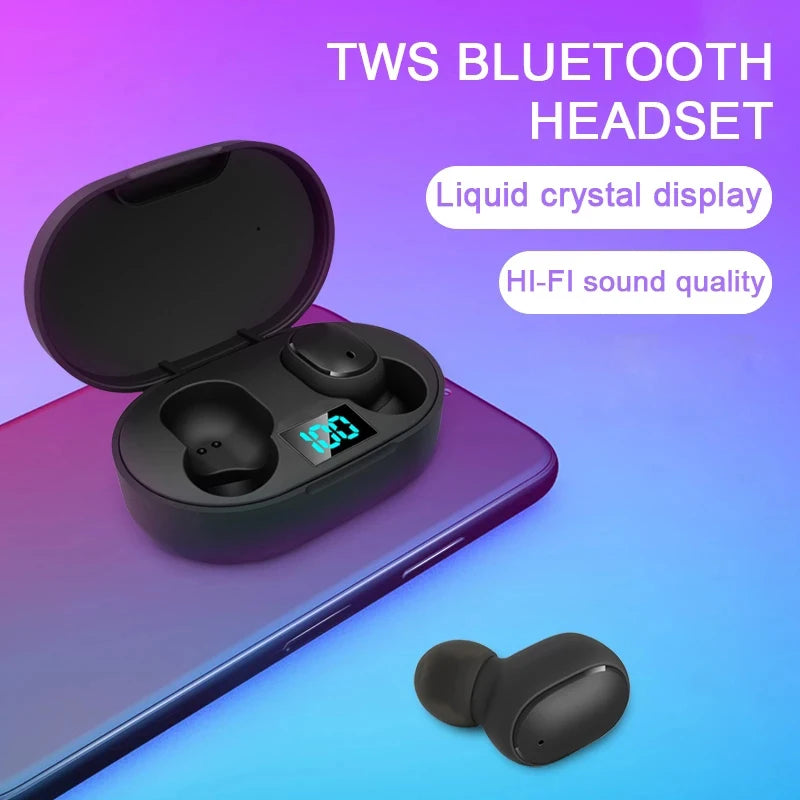 TWS Wireless Headphones Bluetooth Earphone Control Sport Headset Waterproof Microphone Music Earphone Work On All Smartphone