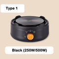 110V Electric Mini Coffee Heater Milk Tea Mocha Heating Stove Hot Plate Multifunctional Cooking Pot Oven Small Furnace Cooker