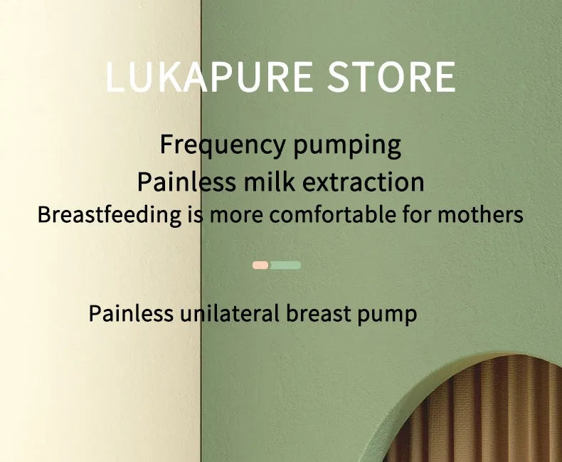 Electric Breast Pump Intelligent Integrated High Suction Breast Pump Breast Milk Postpartum Fortable Painless and Silent Breast