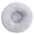 Super soft round bed for pets, wide plush house for medium dogs, 