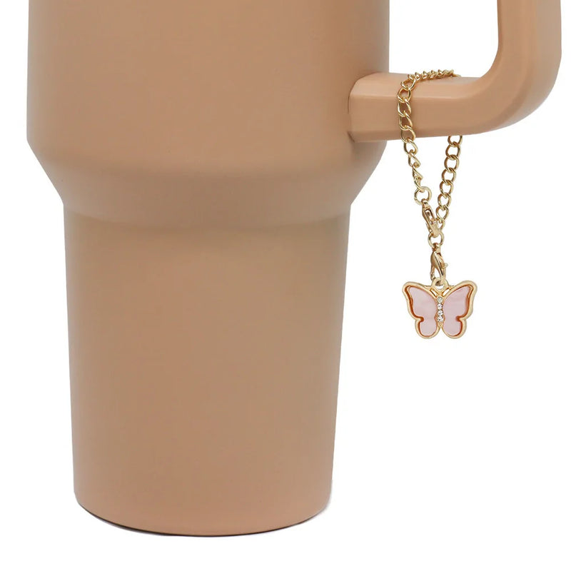 3 uds accesorios para taza Stanley 1 Uds. Tapa de cubierta de paja con lazo de 1