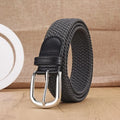 Men's Belt Casual Woven Elastic Belt Outdoor Sports Women's Belt No Need for Punching Climbing Work Belt For Men Women Fashion