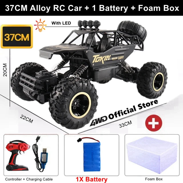 Coche todoterreno 4WD RC, coches de Control remoto 4x4, Radio, Buggy, camión de