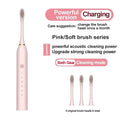 Electric Ultrasonic Toothbrush Six Speed Mode Home Soft Hair USB Charging Waterproof Adult Tooth Cleaner Automatic Couple Set