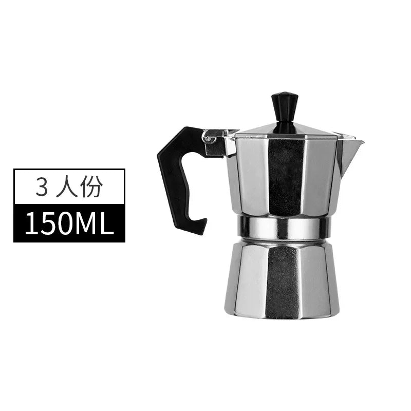 Mocha coffee makers, Italian aluminum octagonal coffee maker, coffee maker, teapot, coffee 