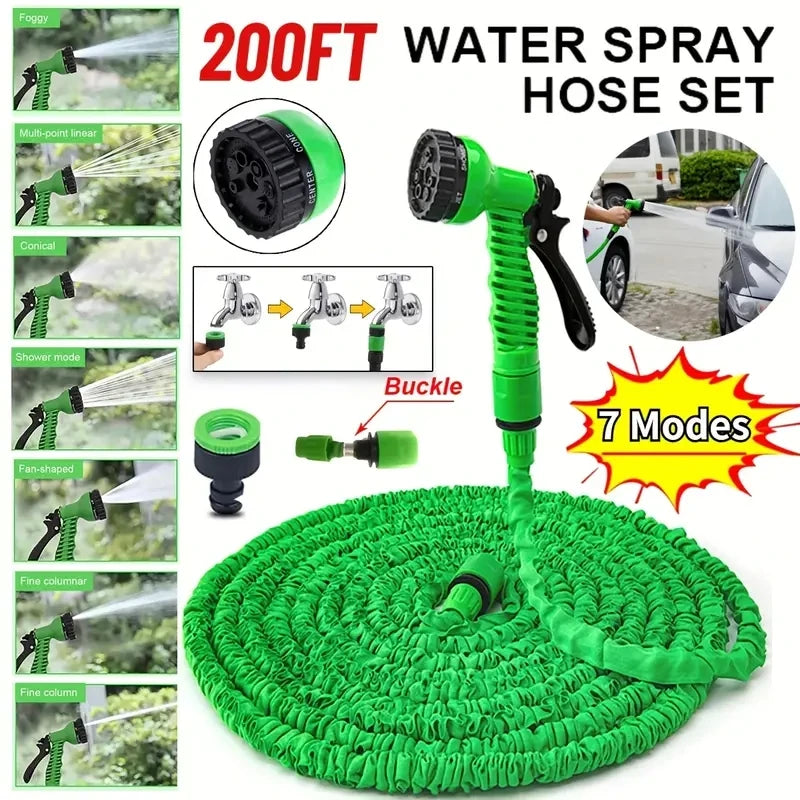 High pressure extensible magic hose for washing cars, 7 functions 