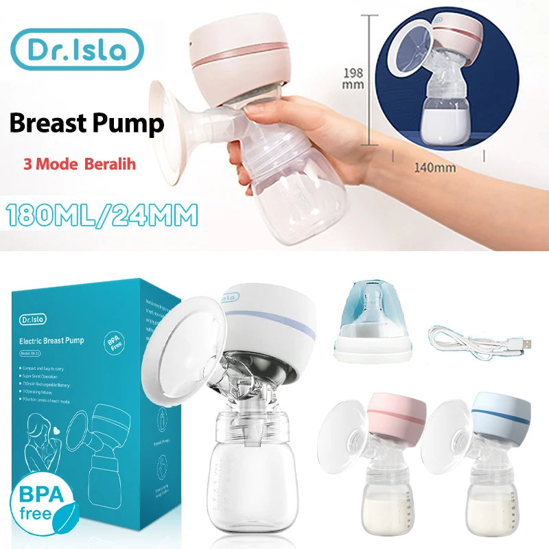 Electric Breast Pump Intelligent Integrated High Suction Breast Pump Breast Milk Postpartum Fortable Painless and Silent Breast