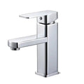 Black/Chrome Bathroom Faucets Hot and Cold Mixer Faucets Vanity Bathroom Kitchen Deck Mounted Bathroom Sink Faucets