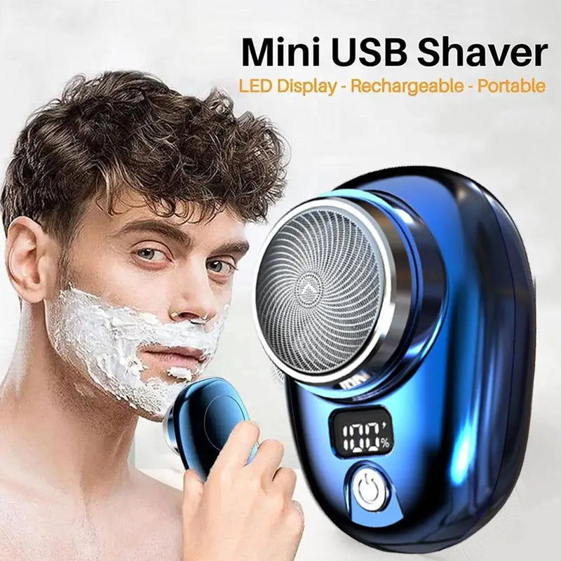 Mini electric groomer for men, wireless pocket groomer with 