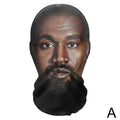 Creative 3D Printed Kanye Mask Elastic Mesh Full Face Mask Cosplay Headwear Novelty Supplies Party Cosplay Props For Men Women