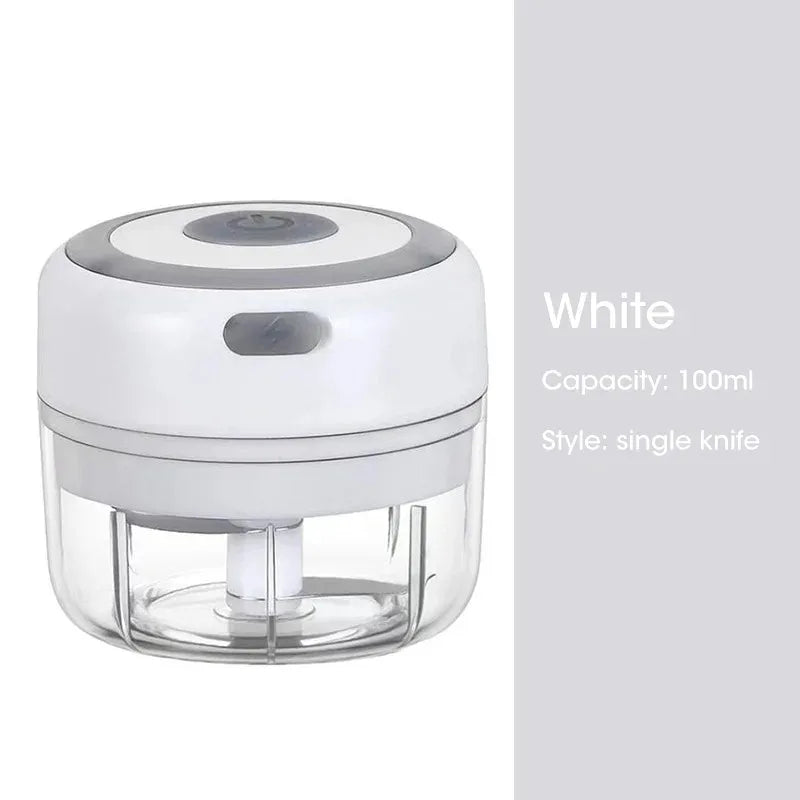 Mini wireless electric power grinder, 100ml/250ml, portable chopper 