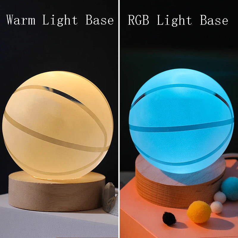 3D Crystal Ball Night Light Lamp Crystal Planet Laser Engraved Solar System Globe Astronomy Gift Birthday Glass Home Decoration