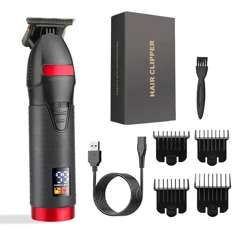 Zero Professional Hair Trimmer For Men Beard & Hair Clipper Electric Pro Barber Cordless HairCut Machine Rechargeable