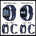 2pcs/set Stylish Band+Case For Redmi watch 5 Active Sport SmartWatch WristBand For Redmi watch 5 Lite Bracelet Band