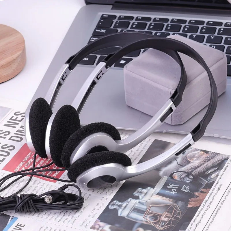 CD Fashion Retro Classic Headset Over Ear Earbud 3.5mm Wired Headphone Walkman Personality Earphones Millennium Wind Vintage